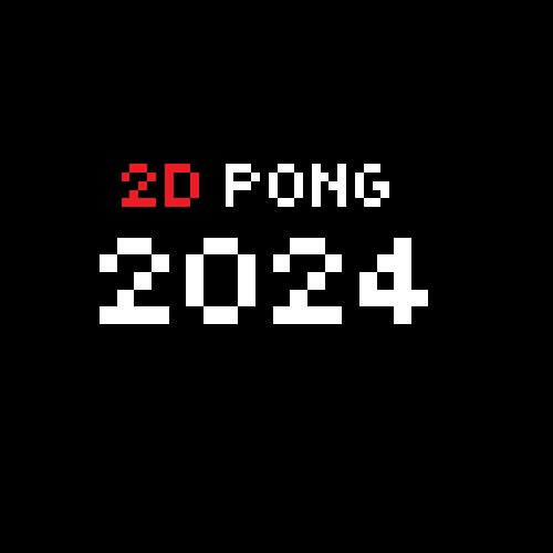 2D Pong 2024 (dpong)
